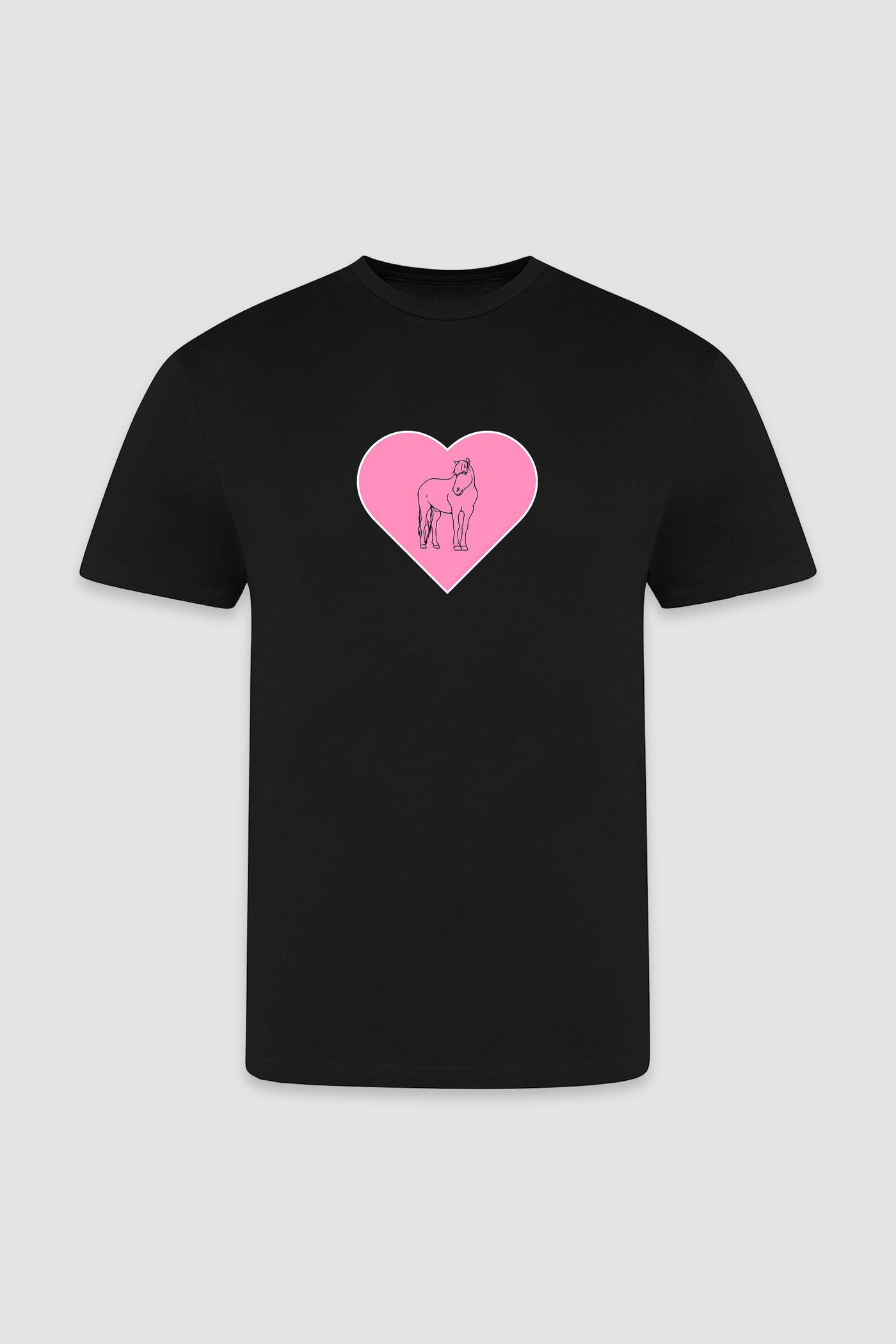 Atom Hjerte - Sort T-Shirt