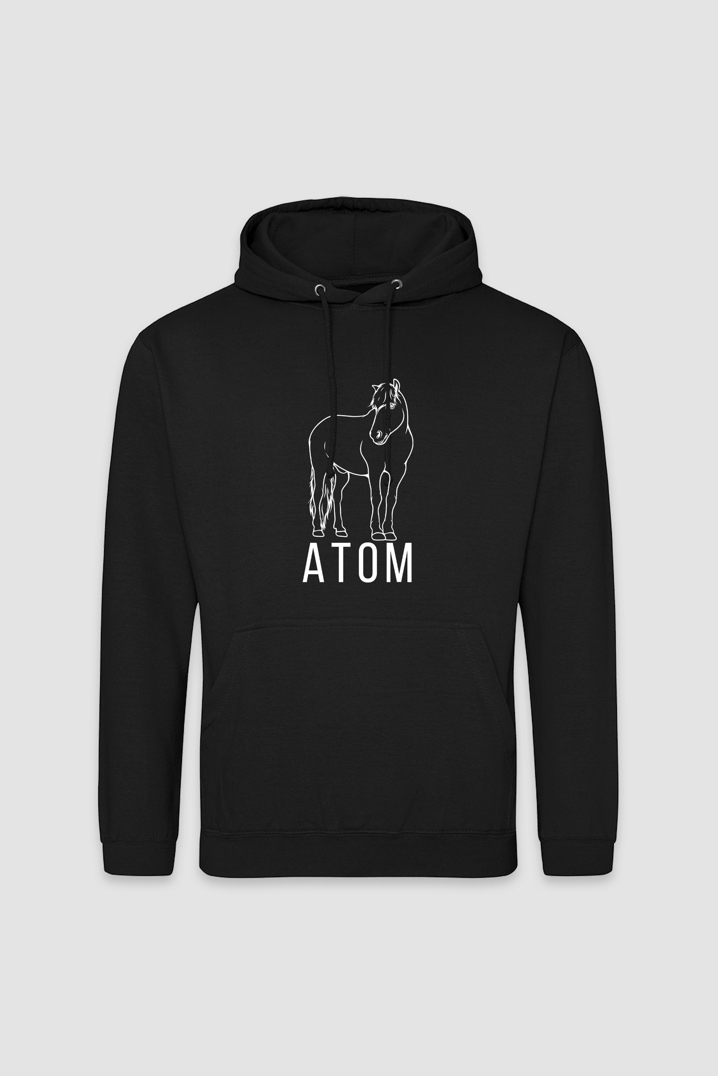 Atom Outline - Sort Hoodie