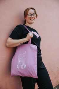 Atom Outline - Lavendel Mulepose