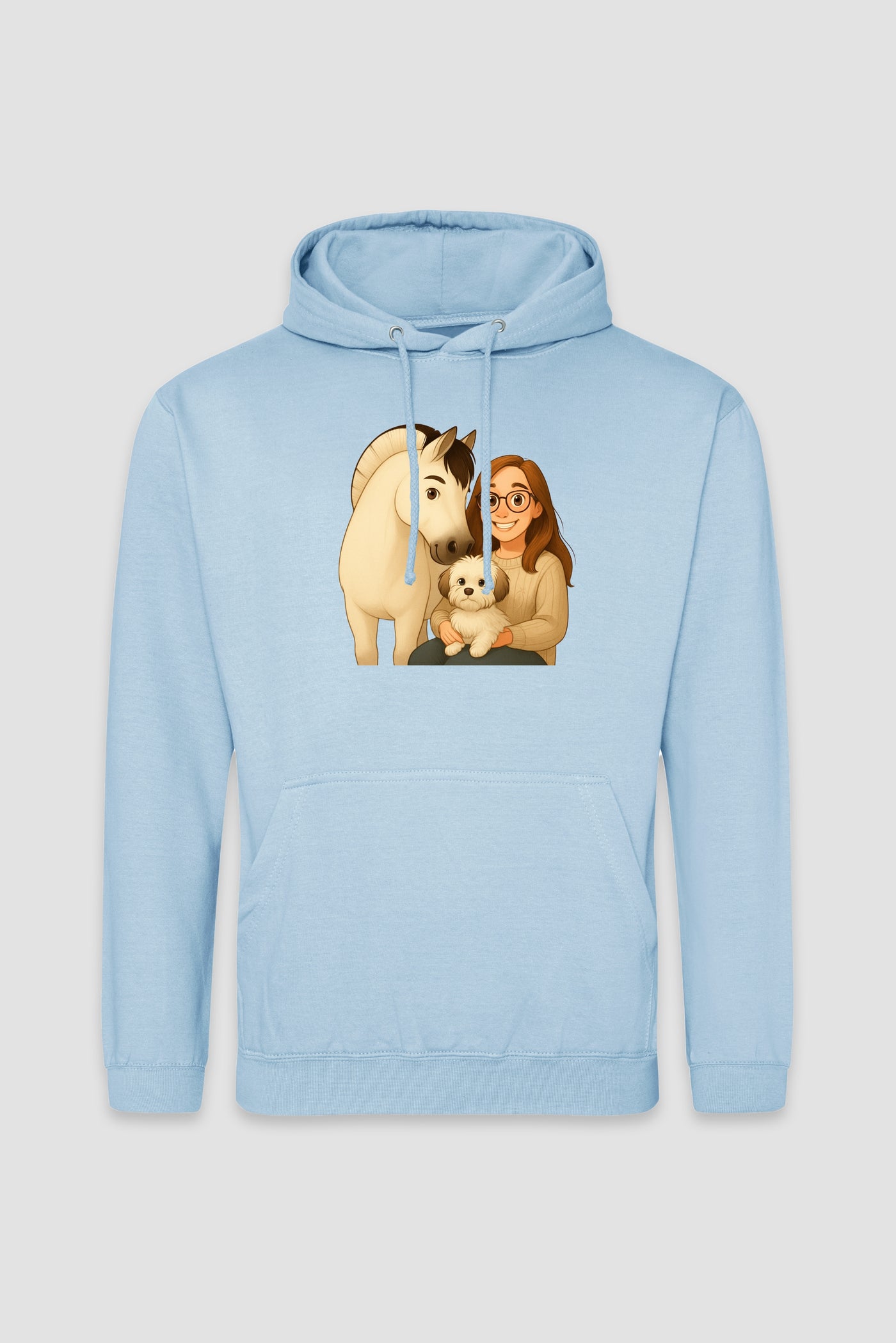 3xA *LIMITED EDITION* - Himmelblå Hoodie