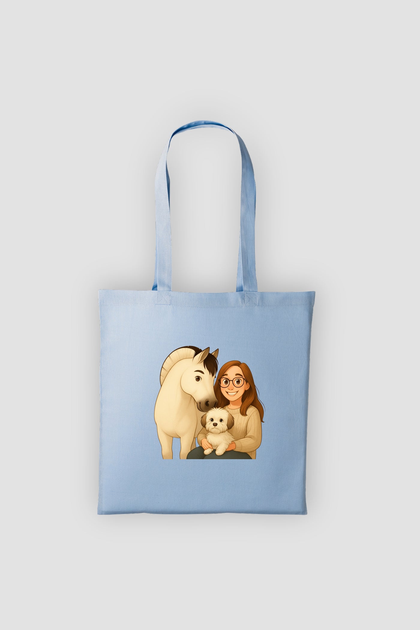 3xA *LIMITED EDITION* - Himmelblå Mulepose