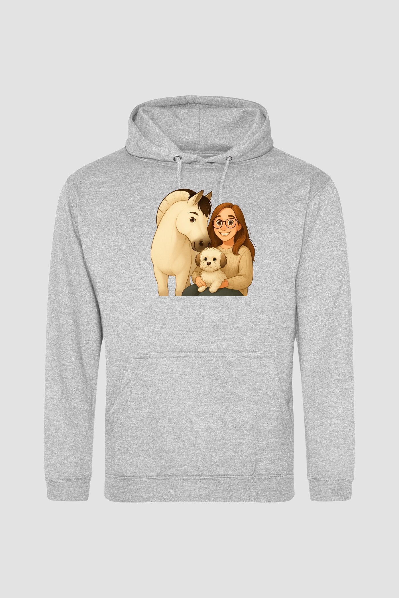 3xA *LIMITED EDITION* - Lysegrå Hoodie